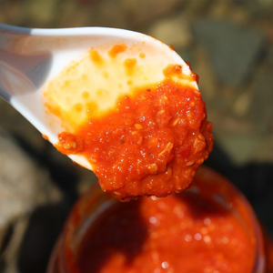 湖北农家辣椒酱手工宜昌稀广椒恩施土特产自制酸广椒500g辣拌面酱