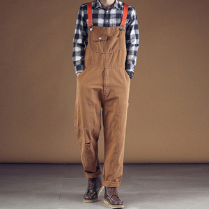 工装背带裤男工作服耐磨