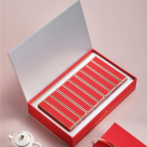 高档茶叶盒10小盒半斤装红茶绿茶岩茶大红袍金骏眉肉桂包装盒空盒