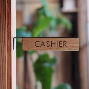 创意个性酒店办公室商务指示牌挂牌北欧风格木质可定制门牌提示牌