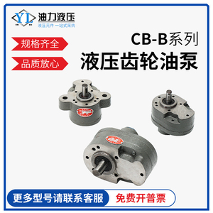 液压齿轮油泵CB-B4/B6/B10/B16/20/25/32/40/50/63油泵电机组XCB