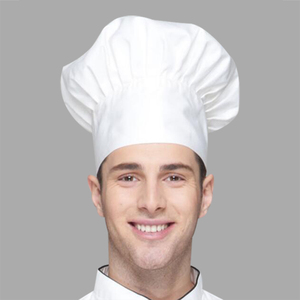 厨师帽厨房饭店西餐厅酒店工作帽蘑菇帽布蛋糕店男女厨师工作帽子