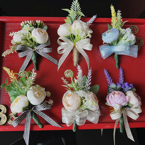 商务会议贵宾嘉宾新品潮流胸花公司年会开业庆典喜庆毕业森系襟花