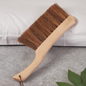 扫床刷子家用长柄棕丝除尘刷床上清洁扫帚刷床神器扫炕笤帚棕榈刷