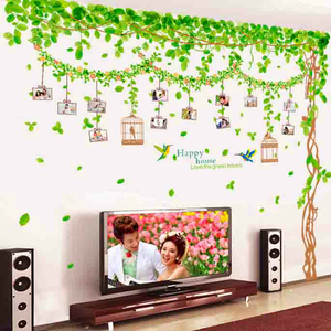3D立体大树温馨卧室房间客厅电视背景墙面墙上装饰墙贴纸墙壁贴画