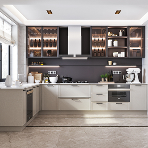 欧派橱柜定做整体厨房灶台柜轻奢石英石台面家用绿光森林2人付款500