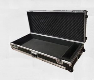 定制雅马哈电子琴箱铝合金琴盒鼓吉他箱乐器箱键盘箱黑色工具箱