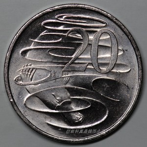 澳大利亚20分硬币