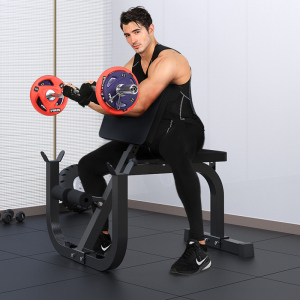 驰尚牧师凳二头肌训练器肱二头肌杠铃弯举凳健身器材山羊挺身