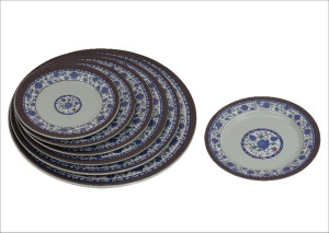 taishun台顺密胺餐具圈花系列勺子百个包邮