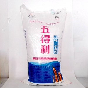 五得利三星特一粉25kg优质小麦面粉馒头面条小麦粉50斤装