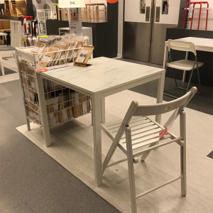 ikea宜家麦托桌子简约经济型饭桌小餐桌北欧75*75cm