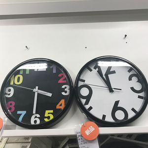 包邮宜家基克挂钟客厅卧室钟表现代时尚简约石英钟时钟创意挂表