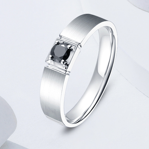 dmallovo玛丽莱旗舰店天猫玛丽莱 18k金钻石戒指男士黑钻男戒绅士