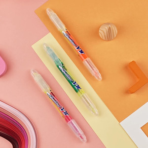 日本pilot/百乐 双头荧光笔svw-15sl 学生环保彩色直液式标记号笔