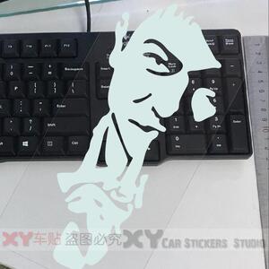 xy車贴 反光明星贴纸 个性车贴纸刘德华头像 车身车贴 华仔贴纸