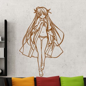 缘之空穹妹寝室墙贴贴画大学生室内装饰宿舍墙上二次元动漫墙壁纸