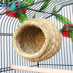 手工草编窝 鸟窝草窝 虎皮牡丹鹦鹉窝 珍珠鸟巢小鸟窝 繁殖窝保暖