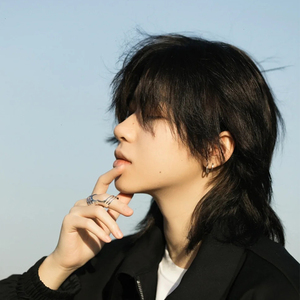 狼尾假发鲻鱼头发型男女适用短发日系武士头中性时尚帅气全头套式