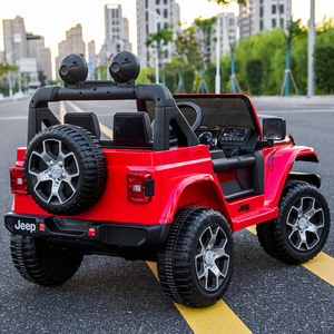 jeep/吉普儿童电动车四轮小孩遥控汽车宝宝四驱越野玩具车可坐人