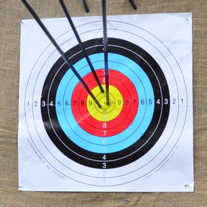 靶纸射箭靶环纸弓箭用品箭靶配件传统比赛反曲弓体育器材