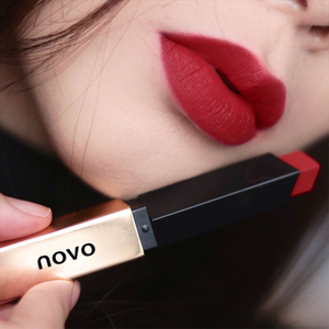李嘉琪推荐novo口红女小金条平价学生款独角兽丝绒雾面细管旗舰店