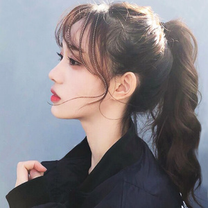 真发空气刘海假发片超薄蓬松修脸假刘海女圆脸自然网红留海齐留海