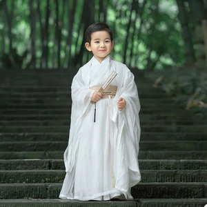 儿童白色汉服