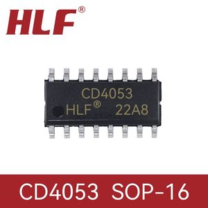 HLF CD4053 SOP16贴片 3通道模拟多路复用器芯片