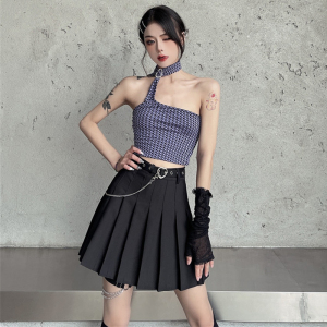 爵士女团辣妹甜辣风上衣服ins拽姐酷女孩穿搭套装酷风格女装夏季