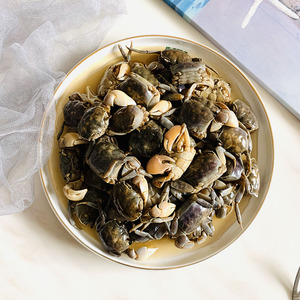 宁波海鲜特产醉螃蜞900g蟛蜞咸呛蟹白玉蟹小螃蟹腌制即食冷菜灌装