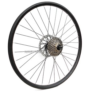 5寸自行车轮圈山地车车圈钢圈单车轮毂卡式快拆前轮后轮车轱辘