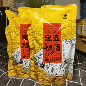 陕西延安宜川宜壶稠酒软黄米酒黄酒米酒糜子酒 400克*10袋 礼盒