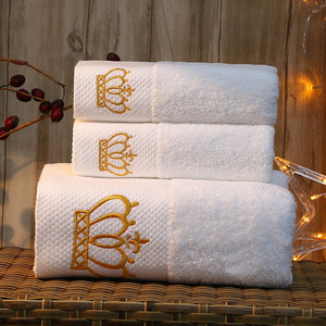 五星级酒店专用毛巾浴巾三件套纯棉吸水全棉高档宾馆高端民宿套巾