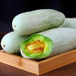 顺丰山东羊角蜜甜瓜5斤新鲜水果博洋61脆甜小香瓜孕妇整箱包邮