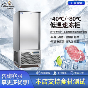 半度速冻机商用-45度海参饺子包子冰柜雪糕冰淇淋急冻冰箱速冻柜