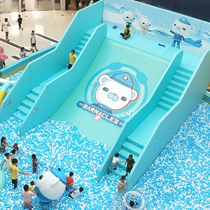大型百万海洋球池商场大滑梯淘气堡儿童乐园室内游乐设备设计定做