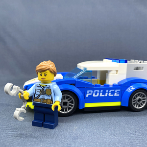 乐高lego 城市city 60314杀肉 警车警察警员 atm取款机 正品全新