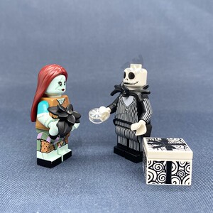 lego乐高71024迪士尼2人仔抽抽乐圣诞惊魂夜僵尸新娘莎莉骷髅杰克