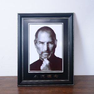 包邮黑色卡纸相框遗像框老人相框12寸a416寸遗照挂墙摆台遗像相框