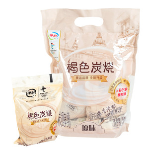 伊利炭烧酸奶150g袋装褐色焦香新鲜低温营养家庭早餐牛奶发酵乳