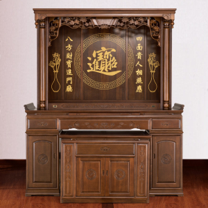 紫运阁佛具用品淘宝实木佛龛立柜宗案桌家用大供桌佛台供奉神龛新