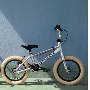 ironmate铁瓷bmx自行车儿童款小轮车12寸14寸16寸泵道限量银色