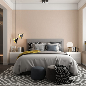 无缝墙布上海上门服务暖色系卧室客厅背景墙温馨壁布防水墙纸定制