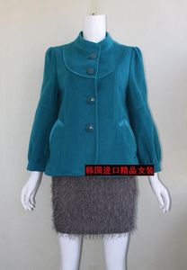 韩国进口品牌毛呢外套甜美显瘦宽松A版型春秋冬装优质羊毛外套女