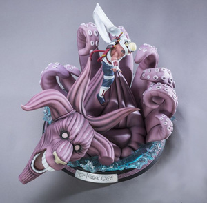 t社同款火影忍者手办奇拉比八尾gk手办雕像模型现货出售有铭牌