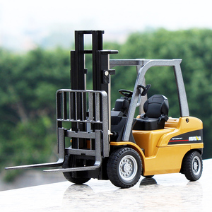 儿童叉车男孩玩具合金属仿真模型工程车可升降搬货堆高机汽车4岁5