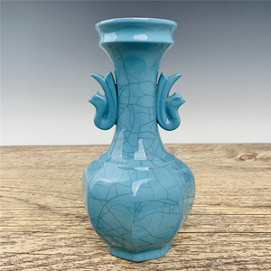 大周柴窑单色花瓶  古董古玩陶瓷古瓷器老货包老