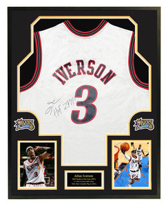 艾弗森亲笔签名球衣