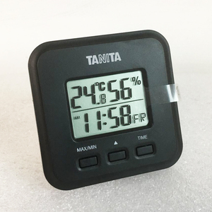 日本百利达TANITA电子温湿度计室内婴儿房RH-001支架磁铁日历时钟